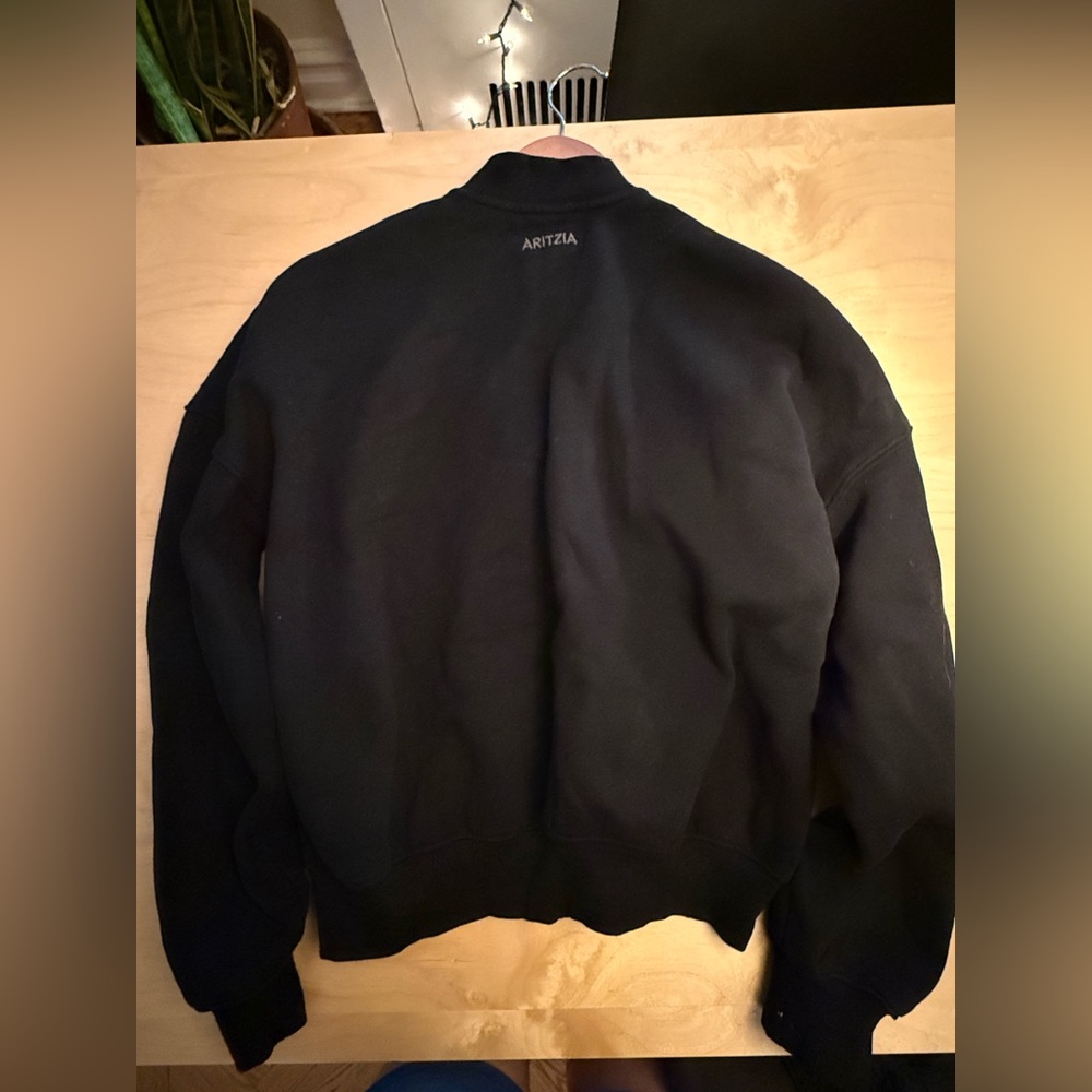 Aritzia womens sweat fleece bomber - Picture 2 of 6